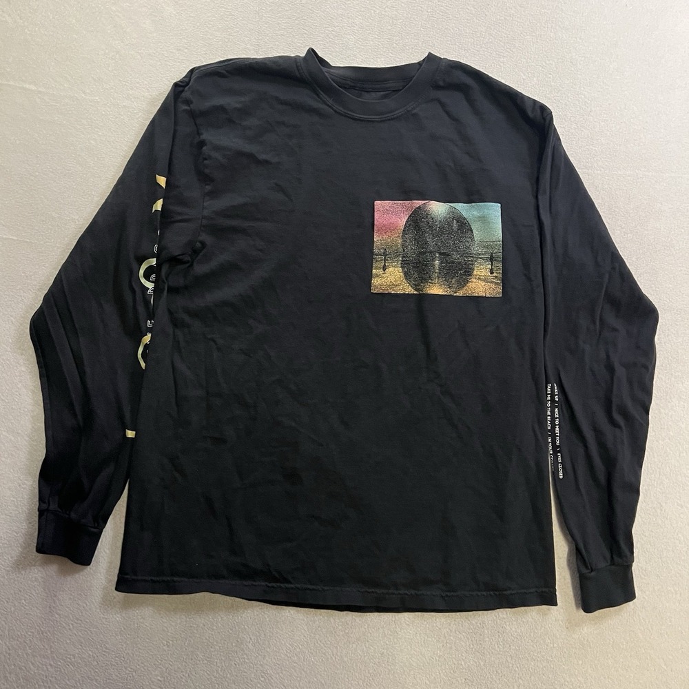 Imagine Dragons Loom T-Shirt Men's Size Large Black Long Sleeve Graphic Rock Tee